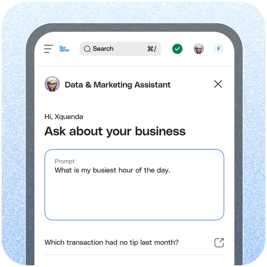 Get instant answers from your sales data